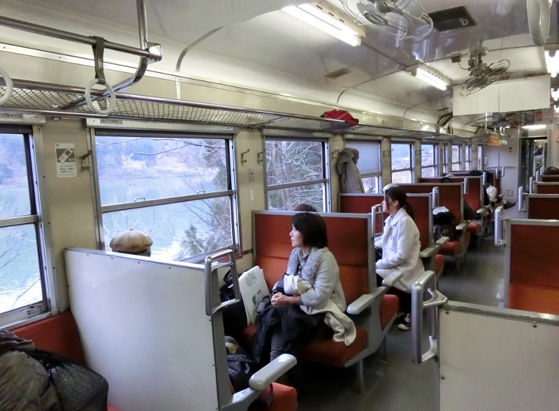 JR　只見線　体験　乗車　冬　深沢　温泉　季の郷　湯ら里　代行バス　応援